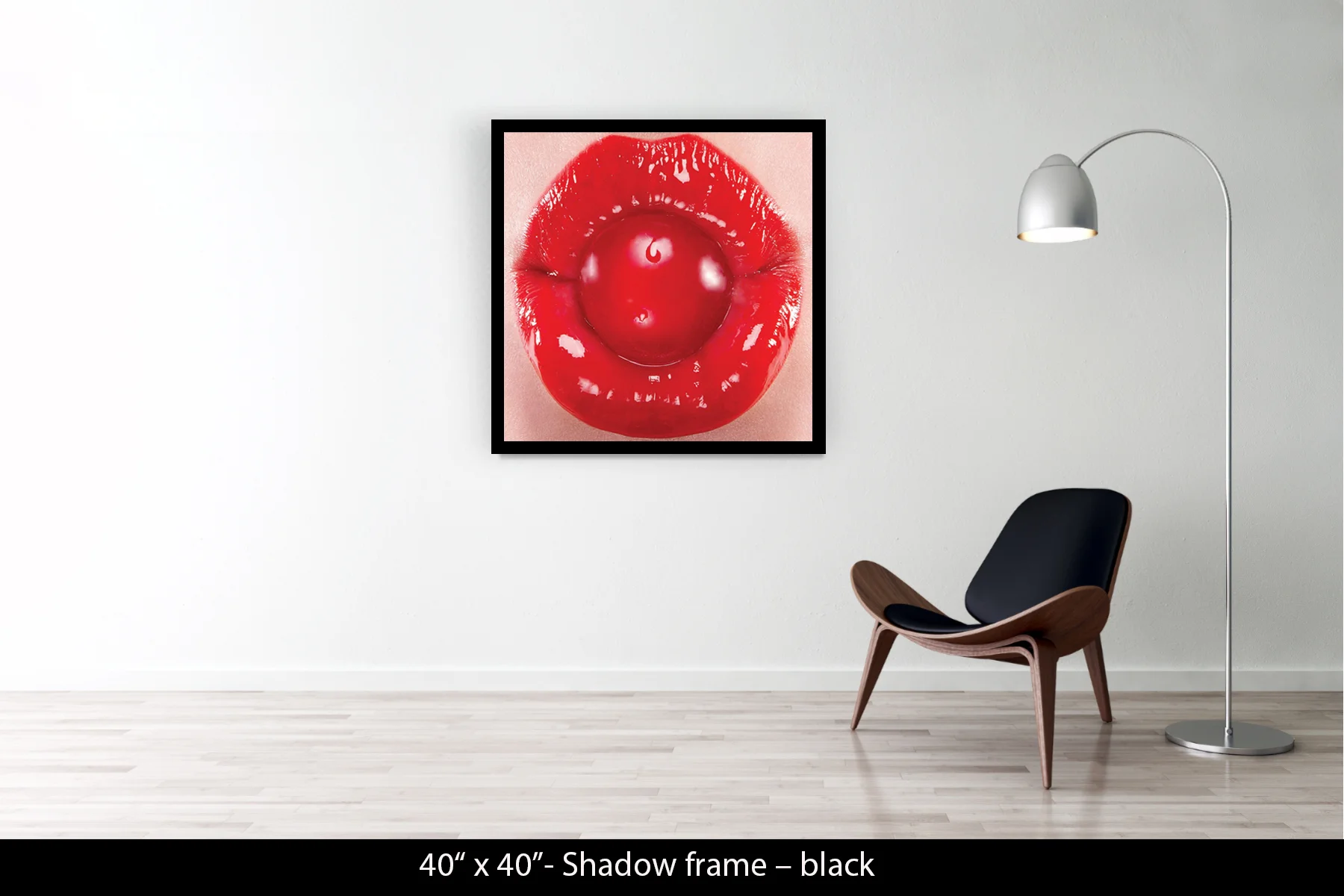 40"x40" | Shadow Frame Black