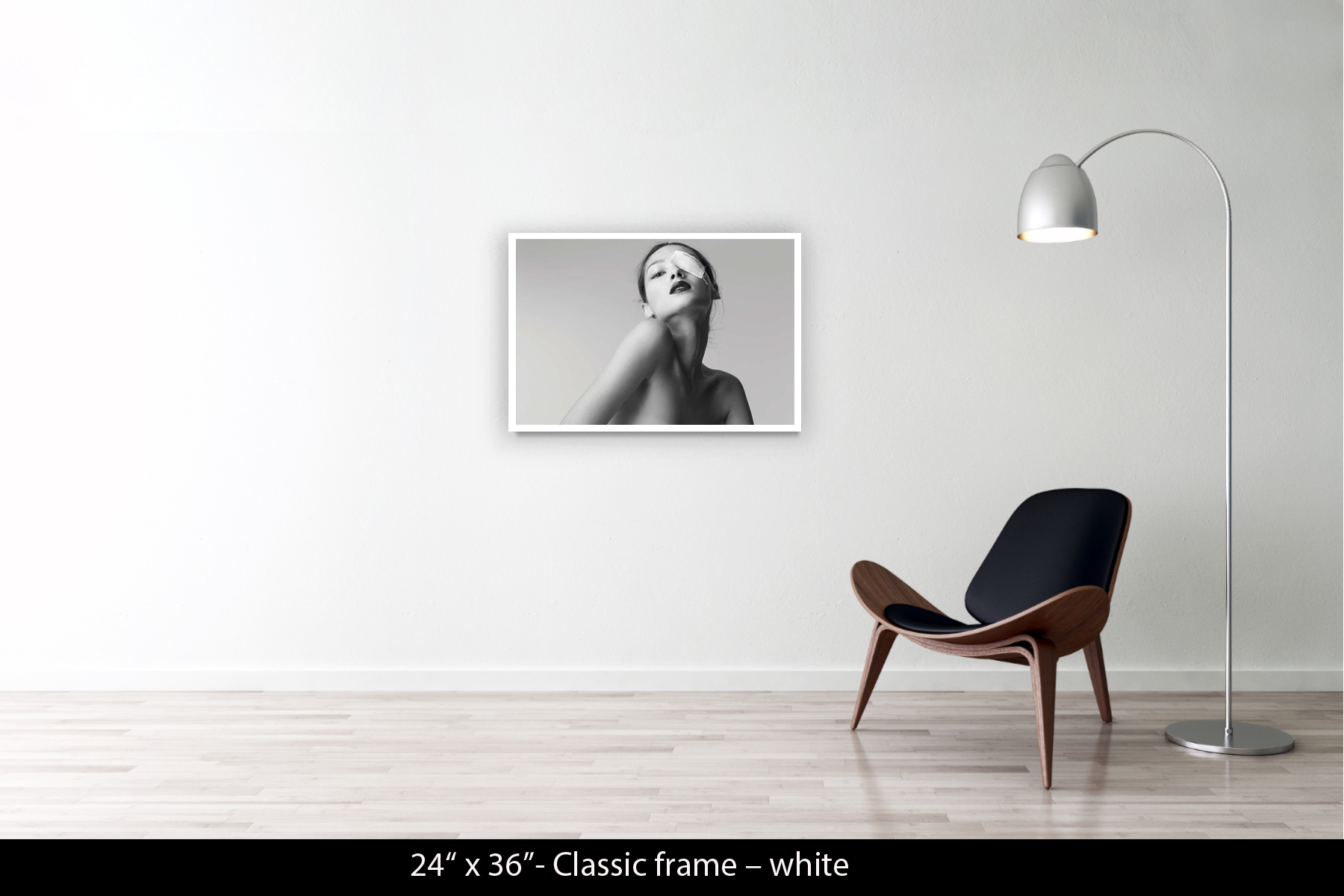 24"x36" | Classic Frame White
