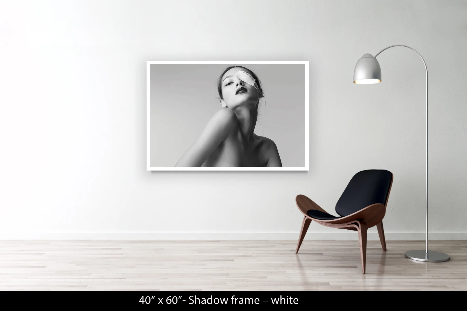40"x60" | Shadow Frame White