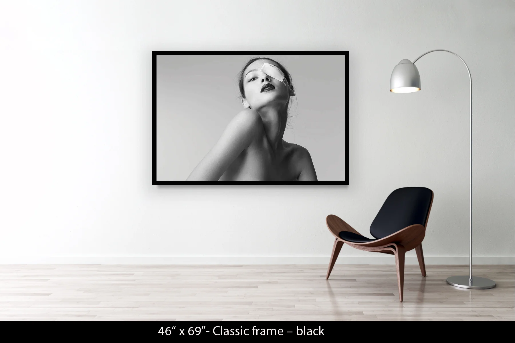 46"x69" | Classic Frame Black