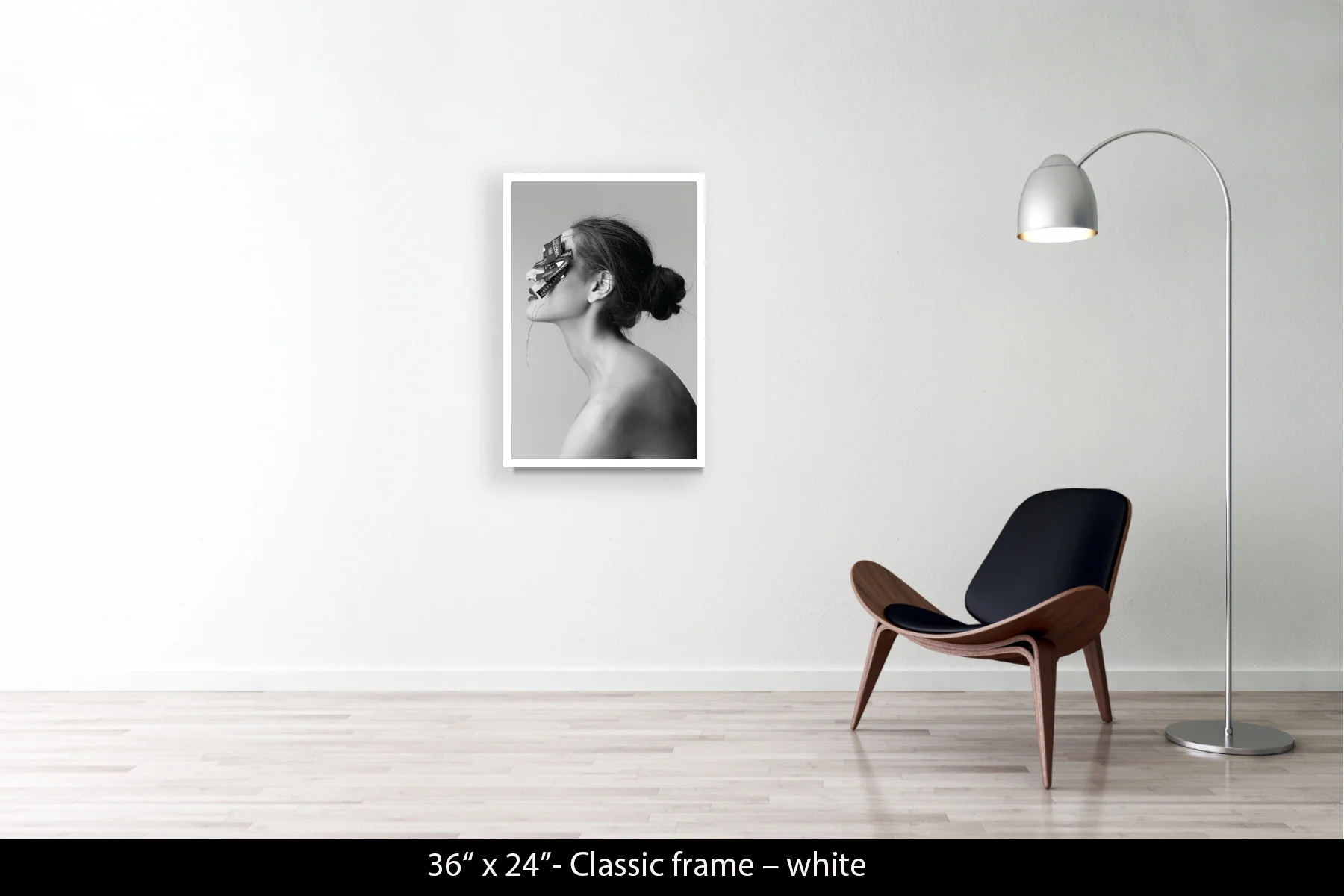 36"x24" | Classic Frame White