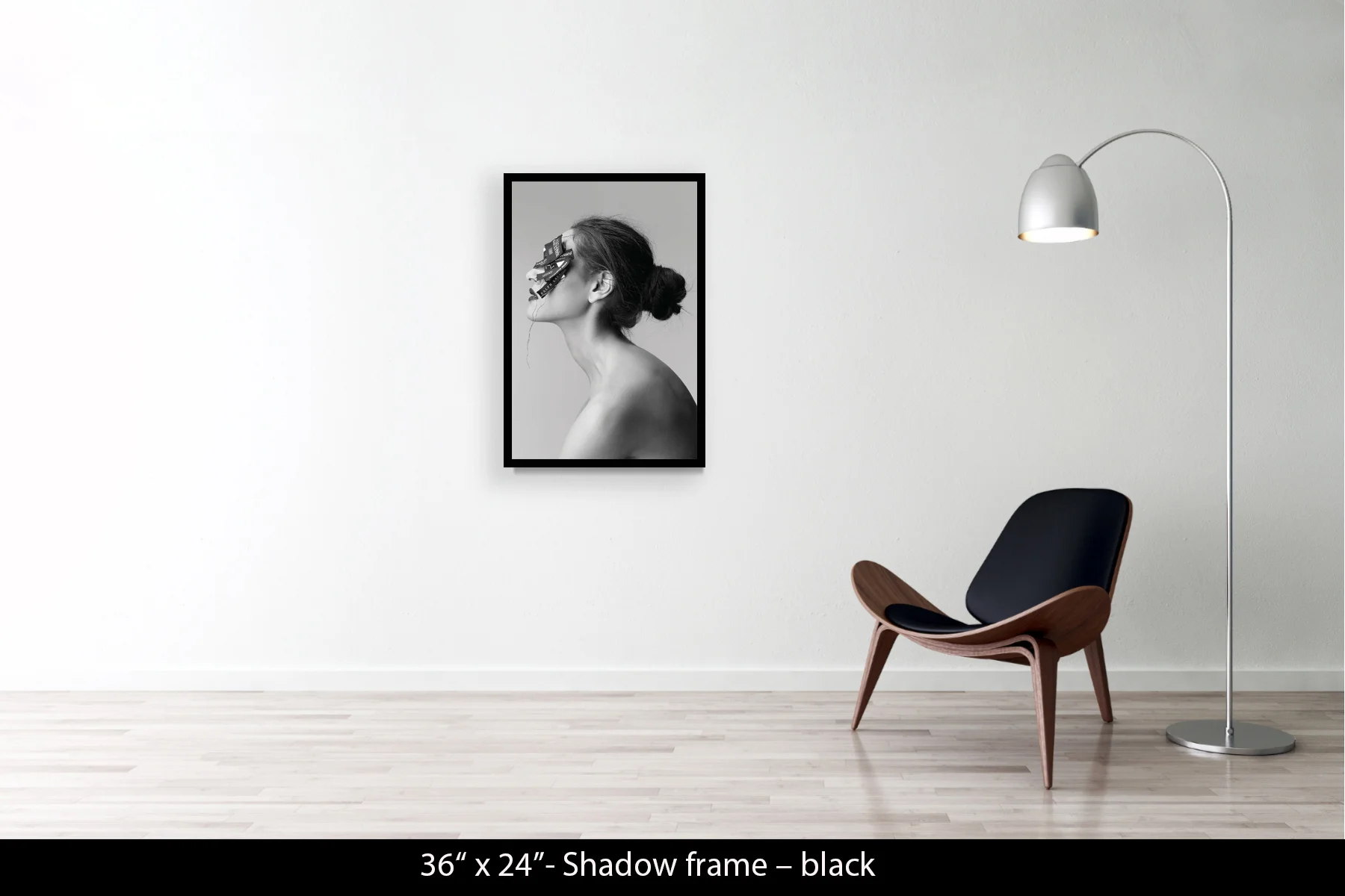 36"x24" | Shadow Frame Black