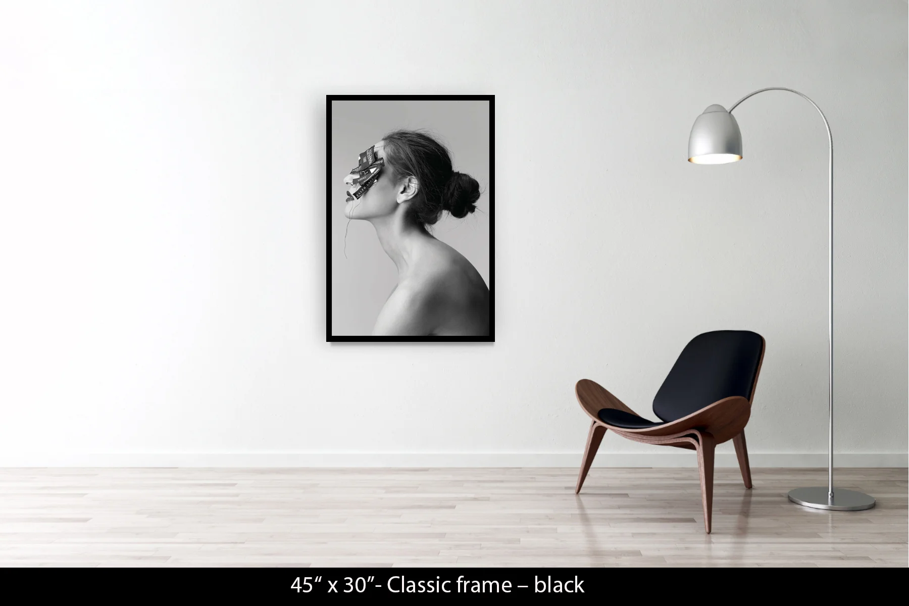45"x30" | Classic Frame Black