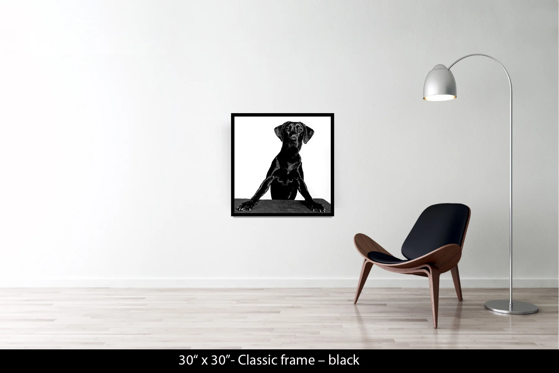 30"x30" | Classic Frame Black