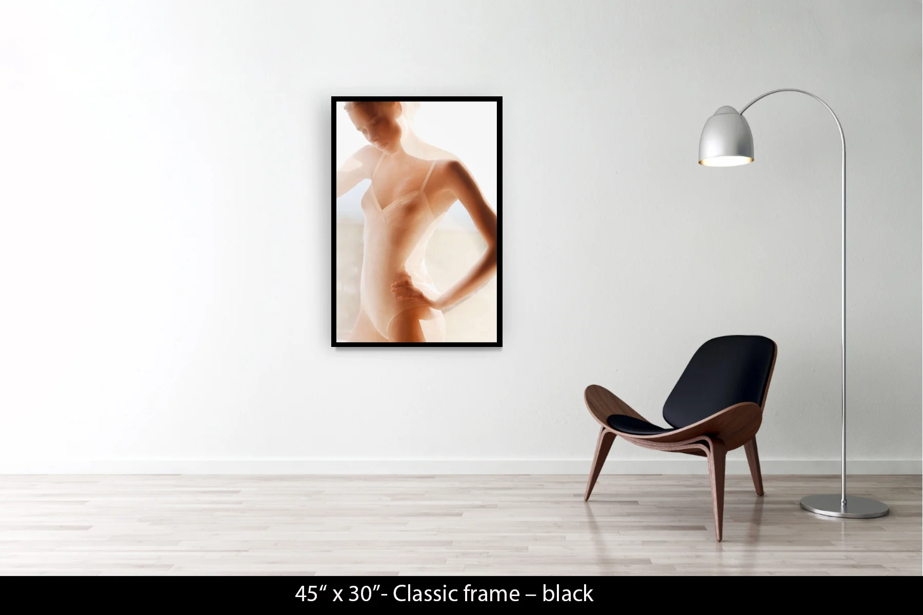 45"x30" | Classic Frame Black