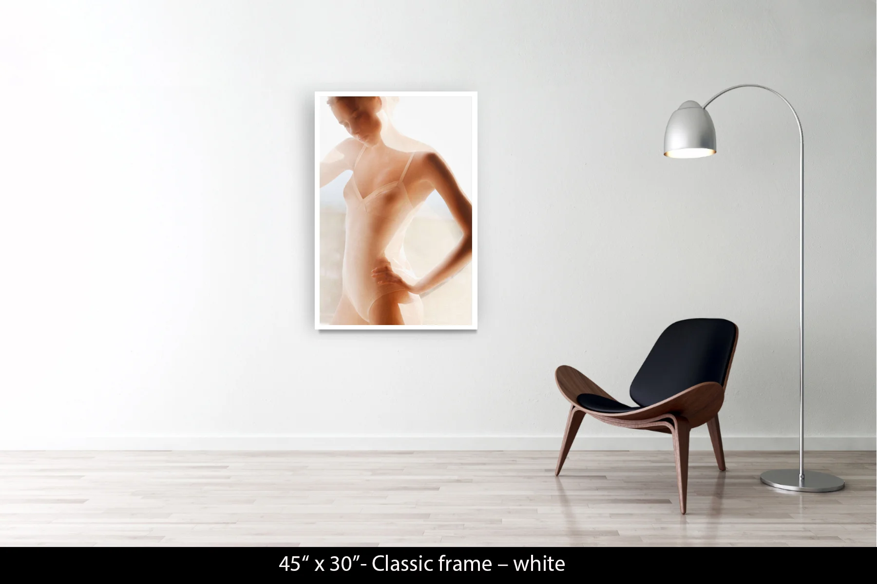 45"x30" | Classic Frame White