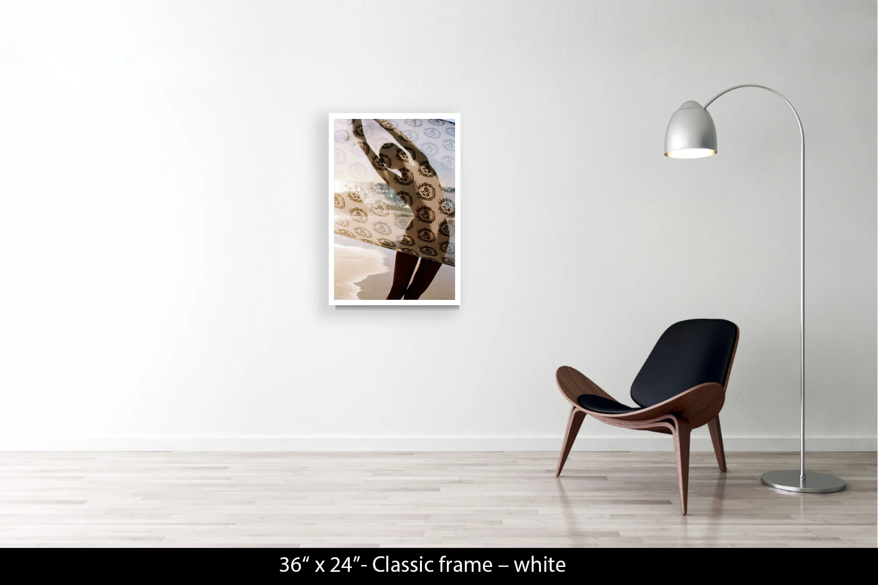 36"x24" | Classic Frame White
