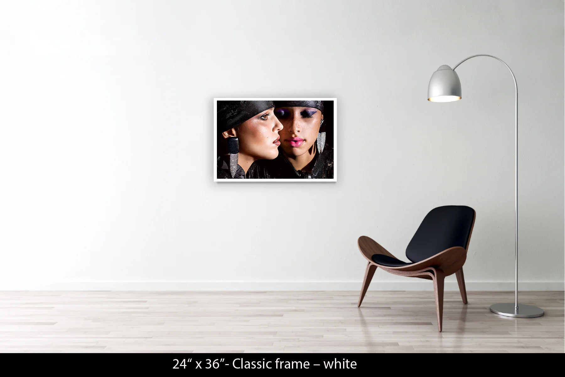 24"x36" | Classic Frame White