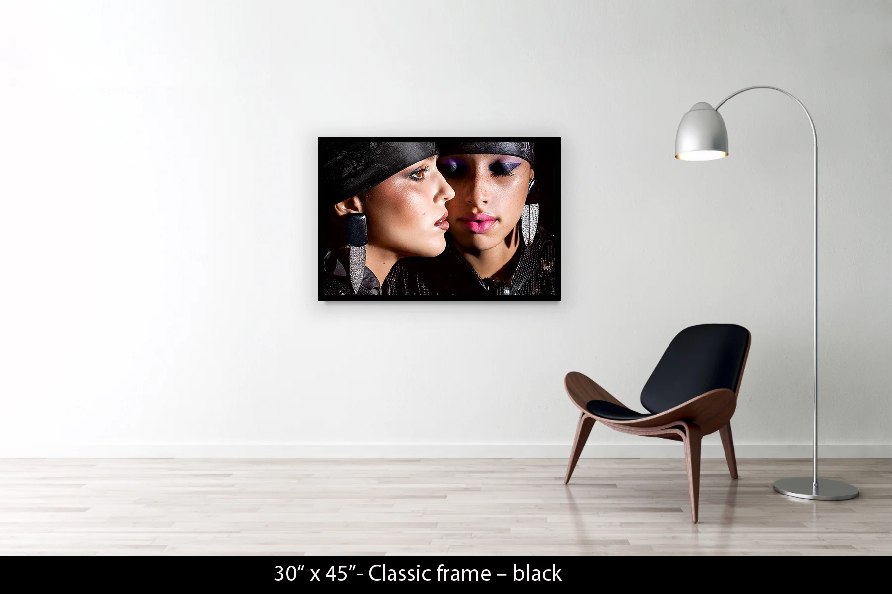 30"x45" | Classic Frame Black