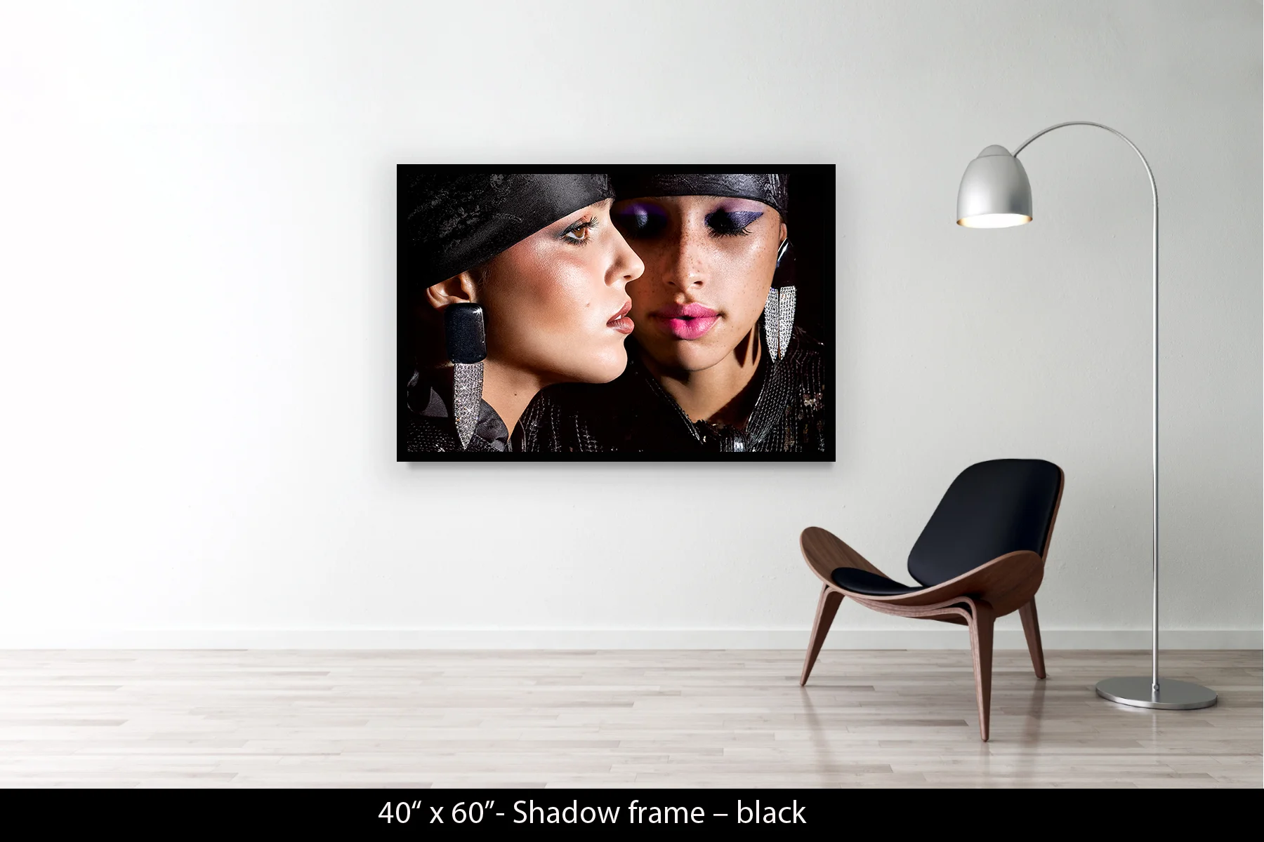 40"x60" | Shadow Frame Black
