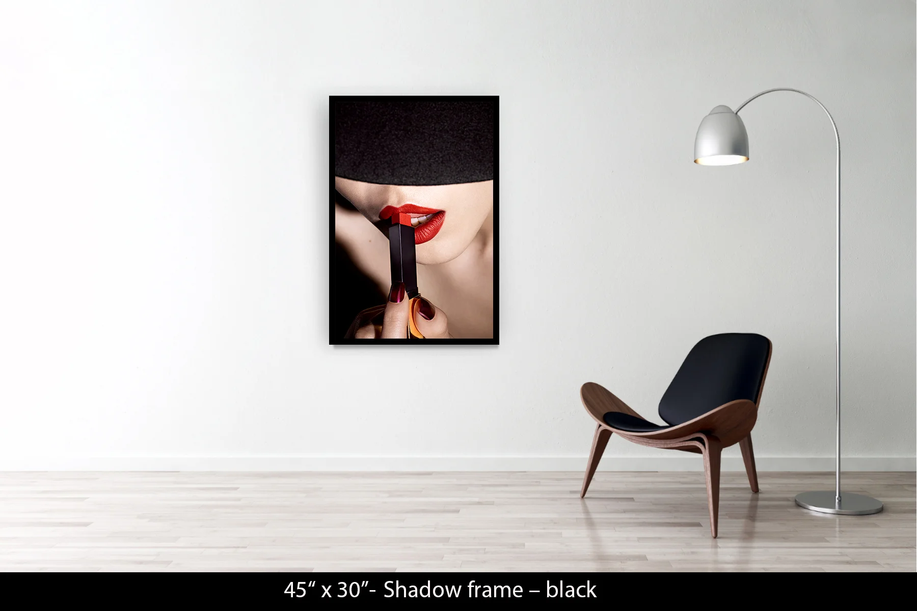 45"x30" | Shadow Frame Black