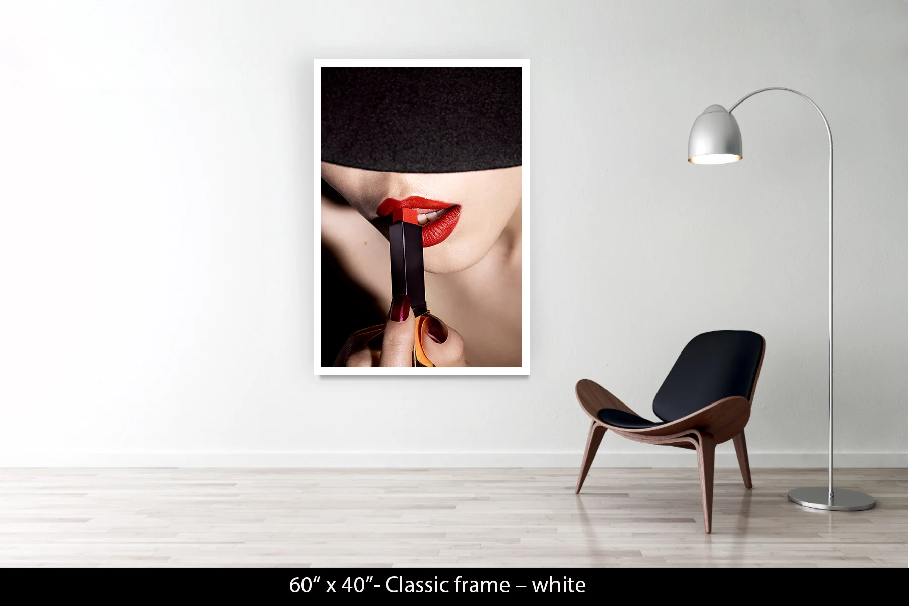 60"x40" | Classic Frame White
