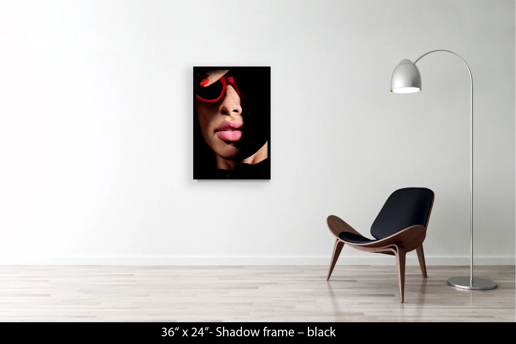 36"x24" | Shadow Frame Black