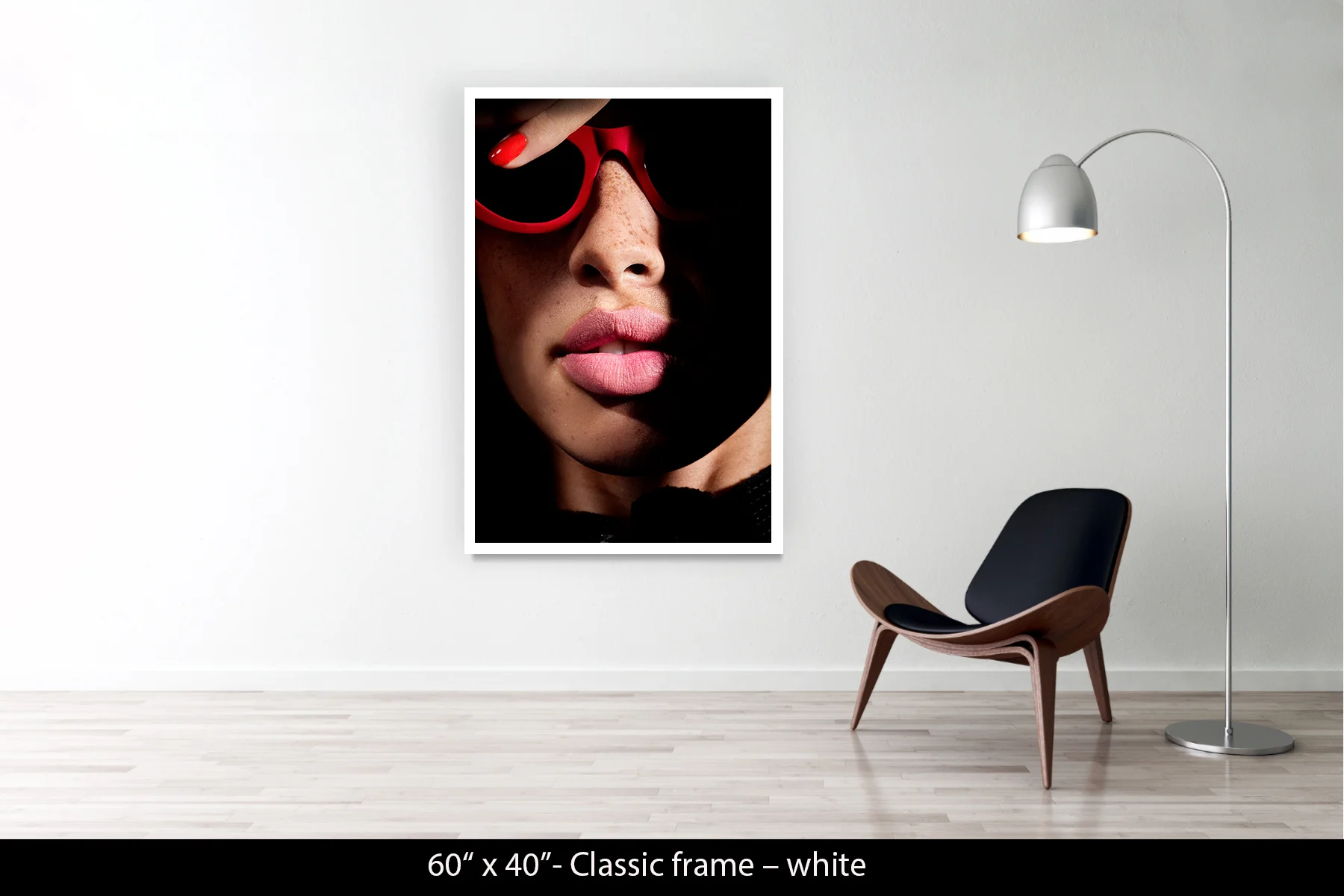 60"x40" | Classic Frame White