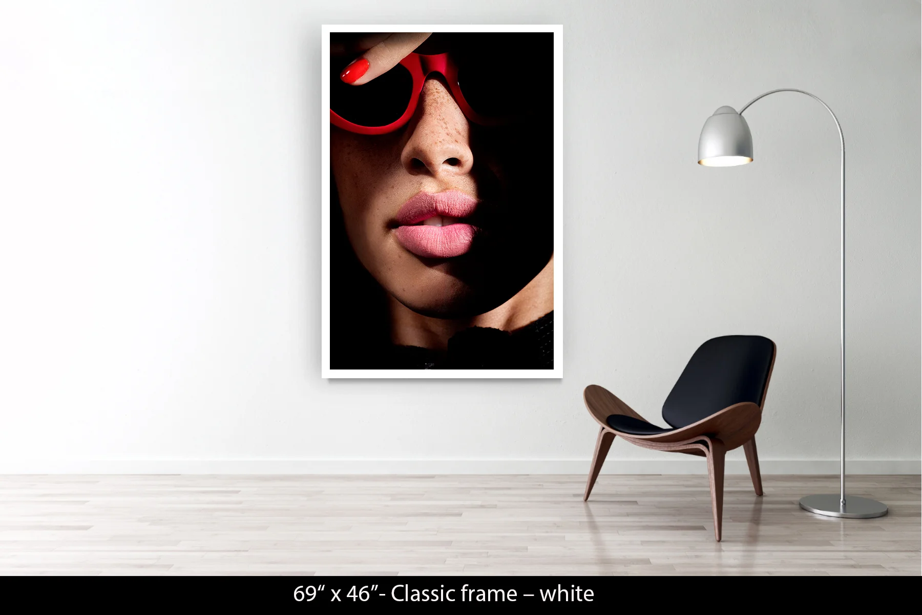 69"x46" | Classic Frame White
