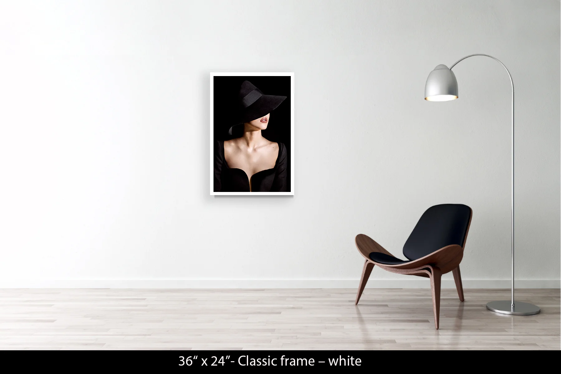 36"x24" | Classic Frame White