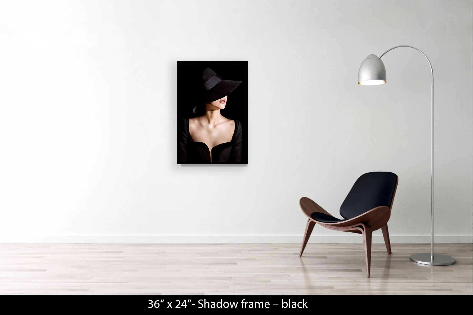 36"x24" | Shadow Frame Black