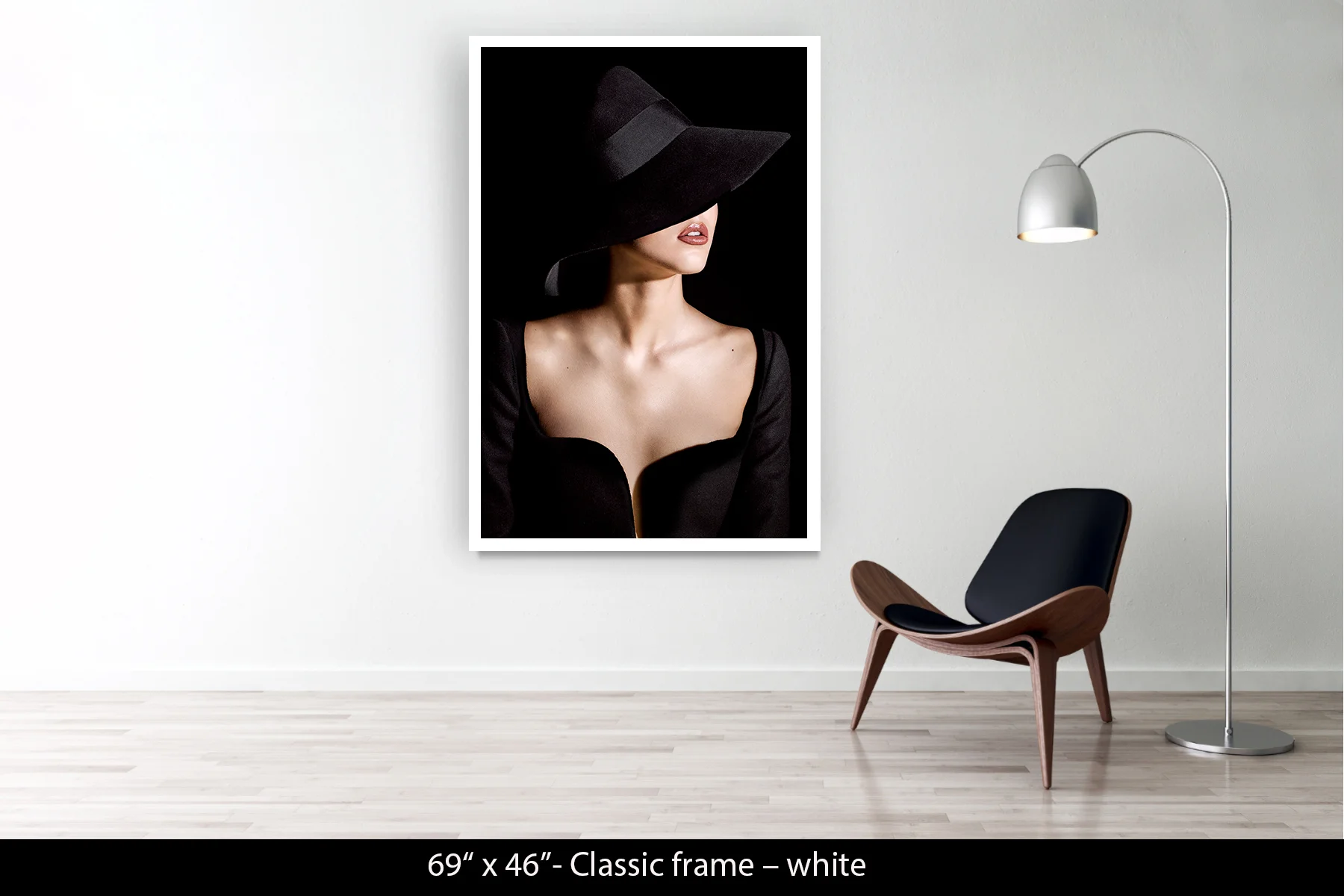 69"x46" | Classic Frame White