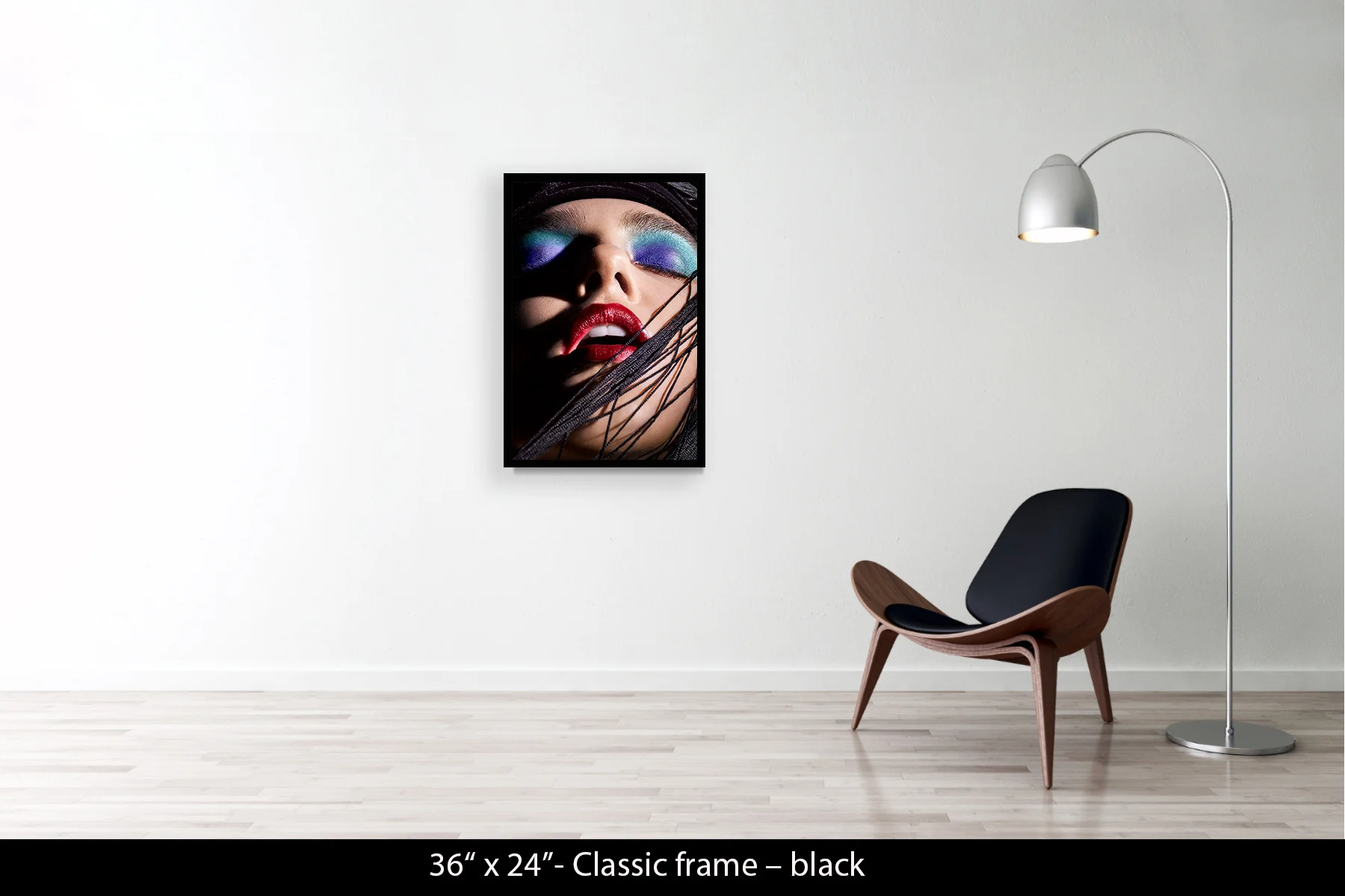 36"x24" | Classic Frame Black