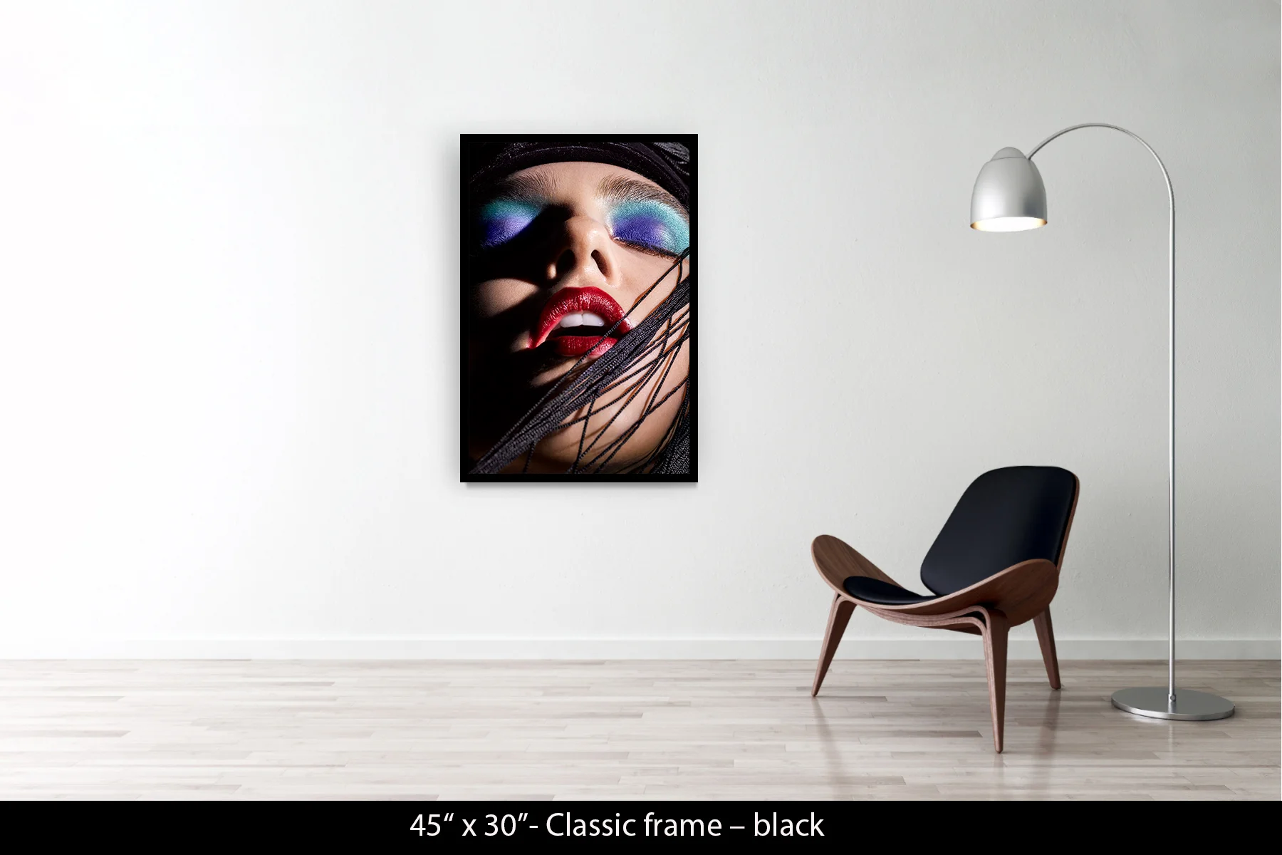45"x30" | Classic Frame Black