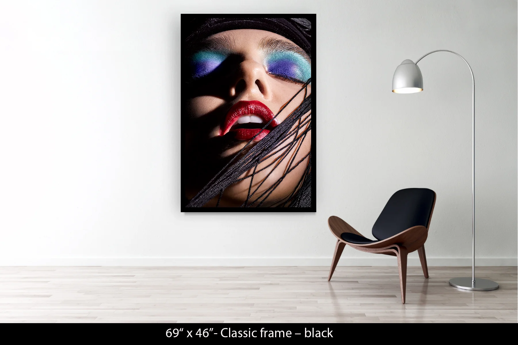 69"x46" | Classic Frame Black