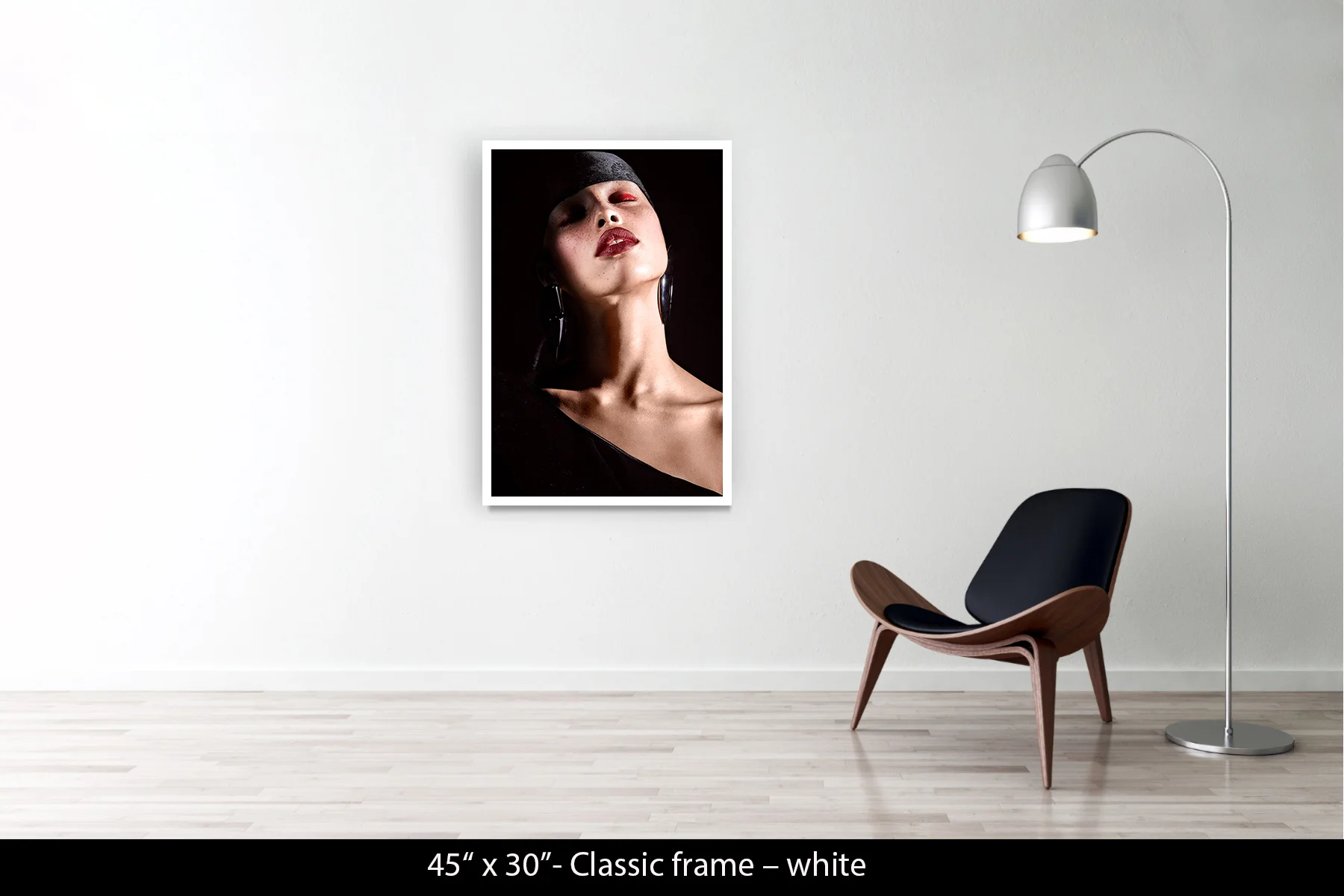 45"x30" | Classic Frame White