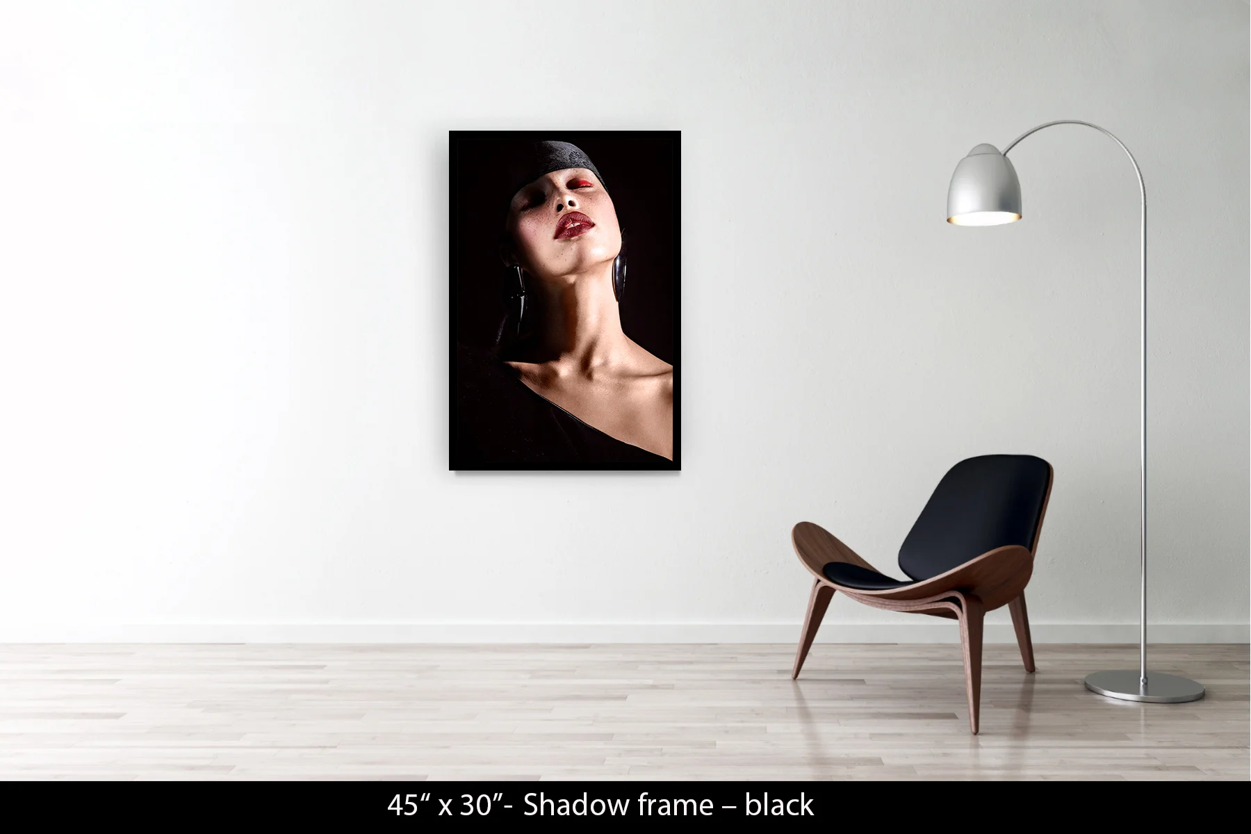 45"x30" | Shadow Frame Black