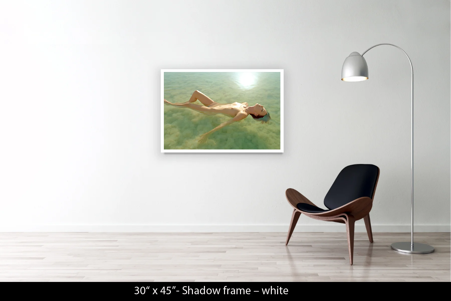 30"x45" | Shadow Frame White
