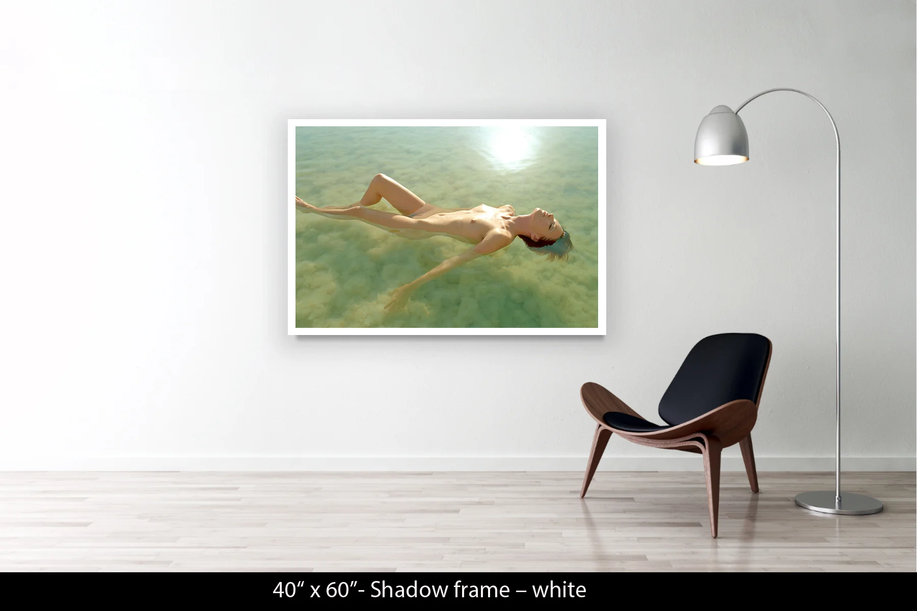 40"x60" | Shadow Frame White