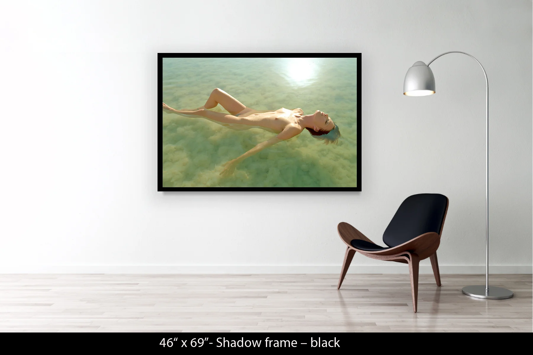 46"x69" | Shadow Frame Black