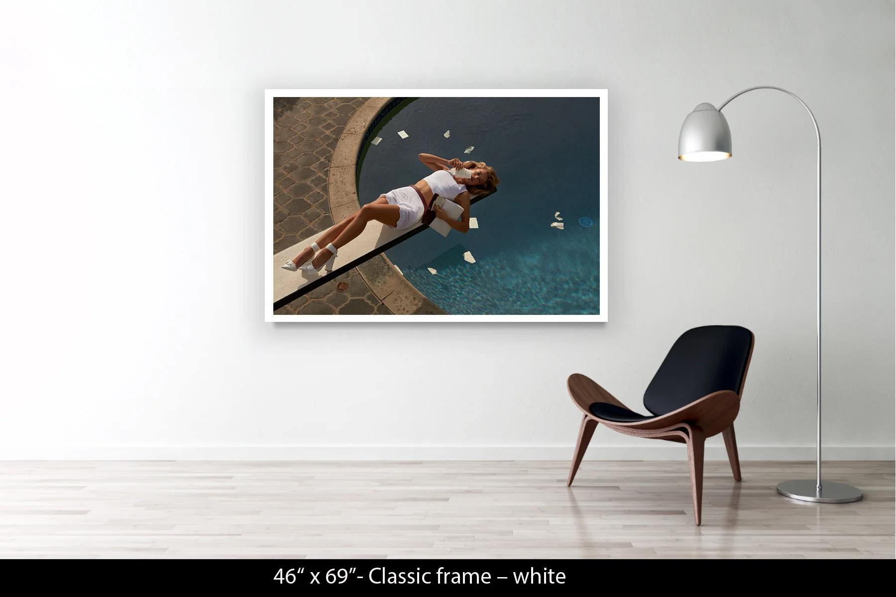 46"x69" | Classic Frame White