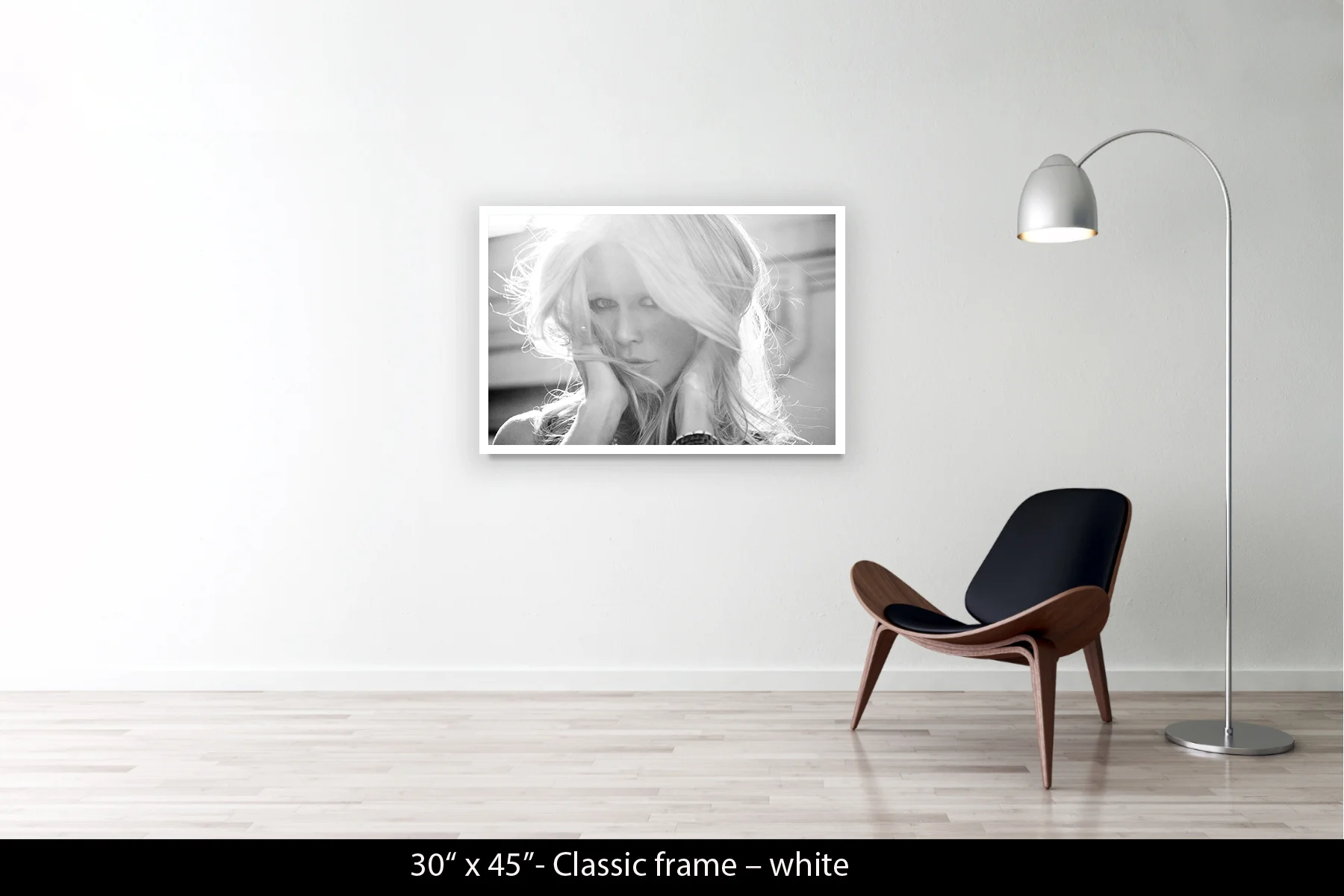 30"x45" | Classic Frame White
