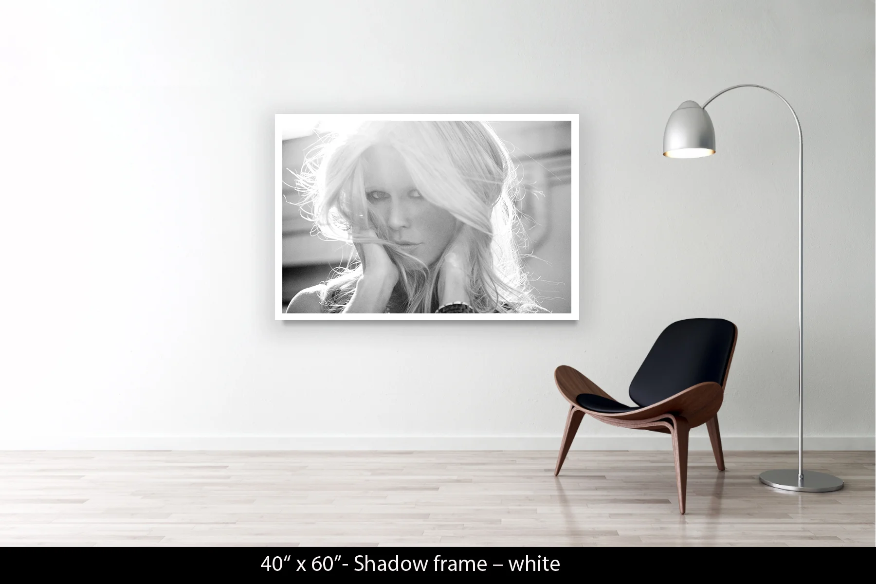 40"x60" | Shadow Frame White