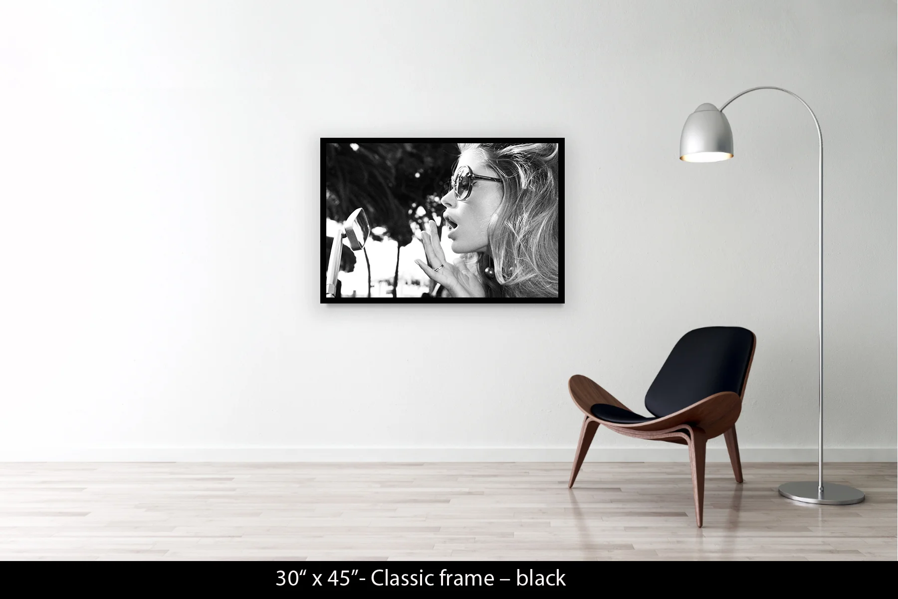 30"x45" | Classic Frame Black