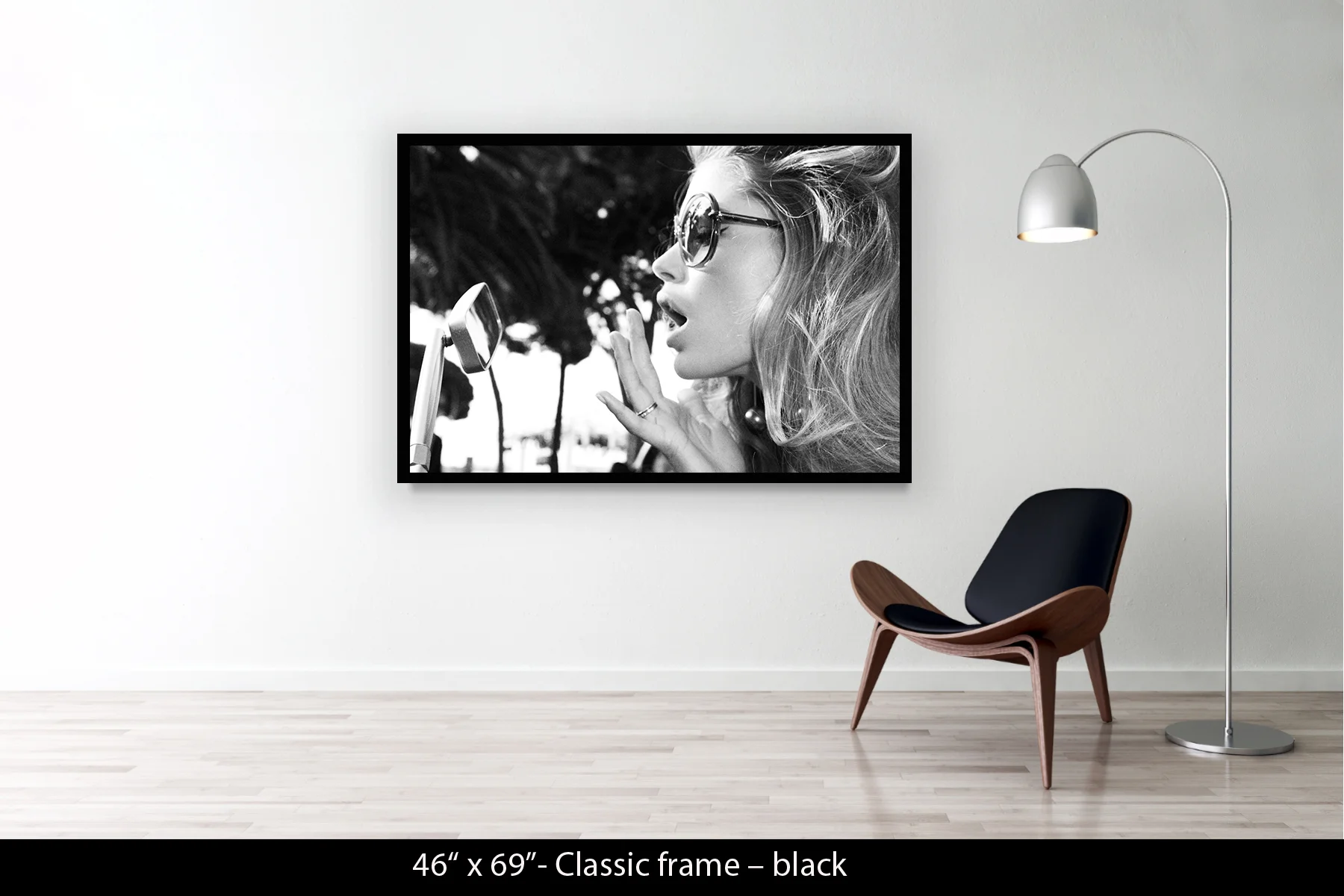 46"x69" | Classic Frame Black