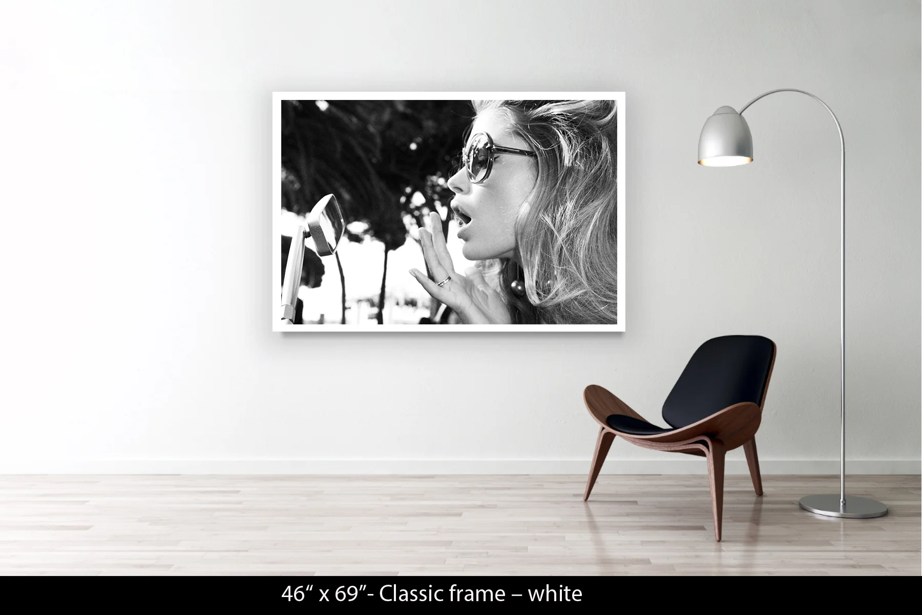 46"x69" | Classic Frame White