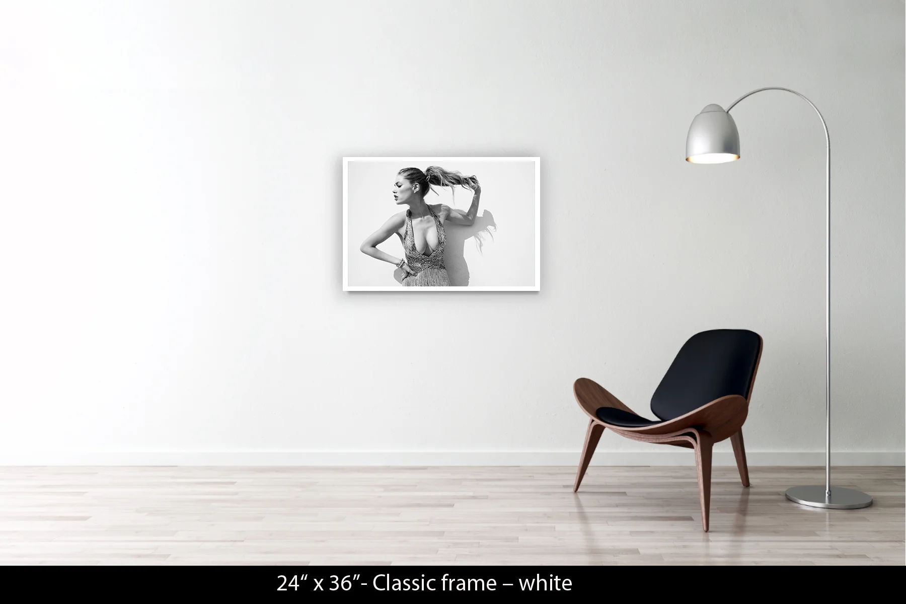 24"x36" | Classic Frame White
