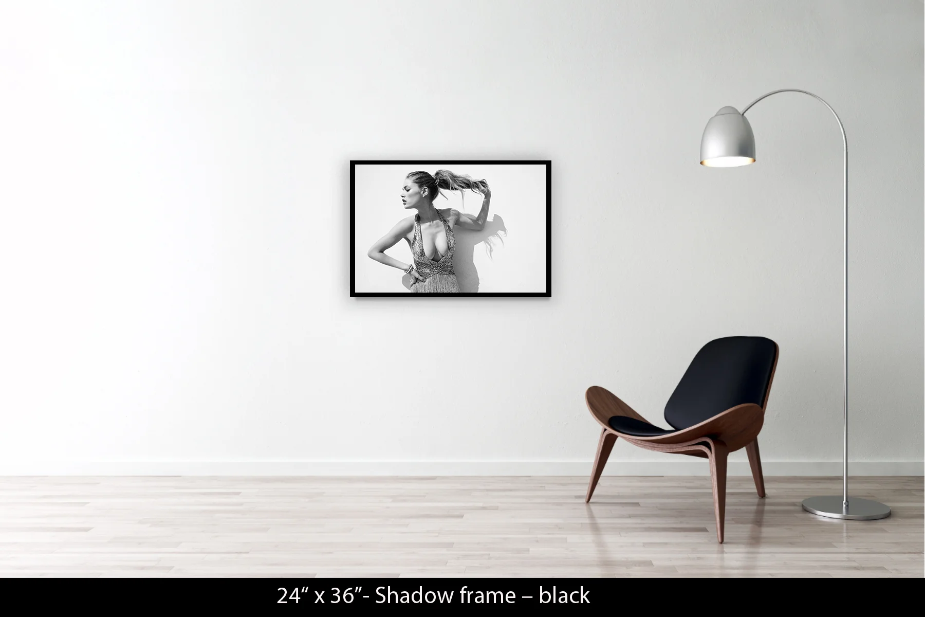 24"x36" | Shadow Frame Black