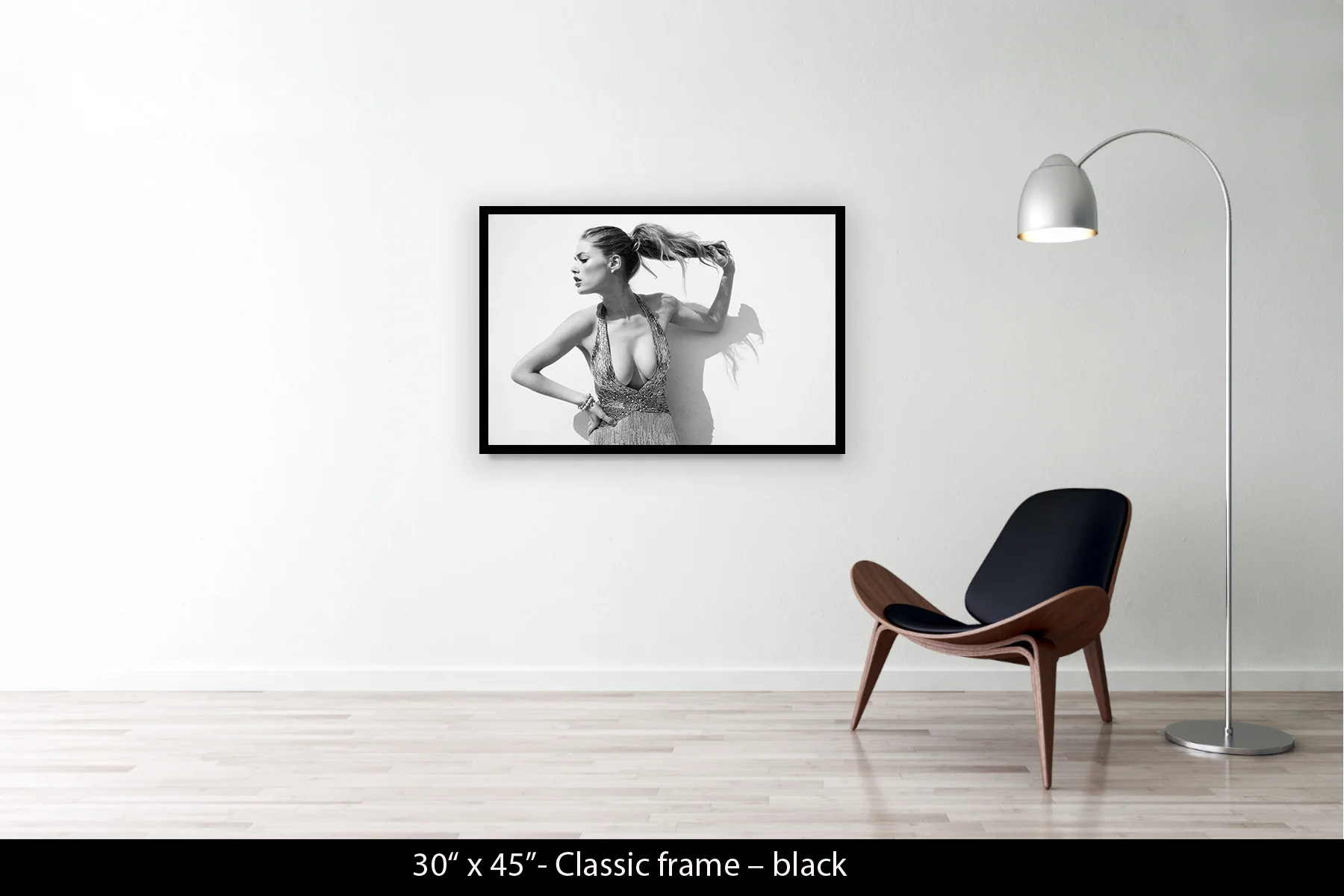 30"x45" | Classic Frame Black