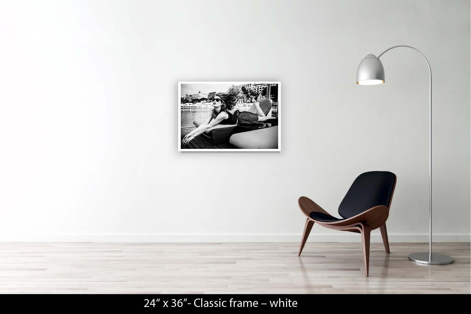 24"x36" | Classic Frame White