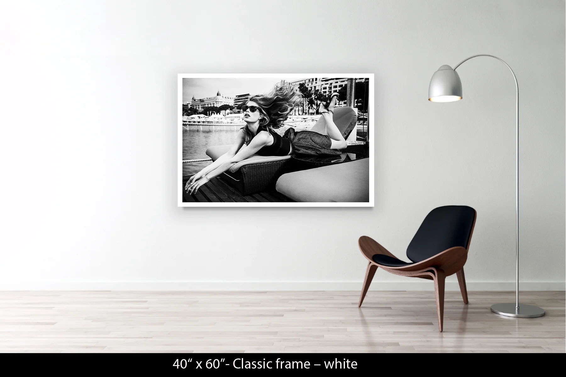 40"x60" | Classic Frame White