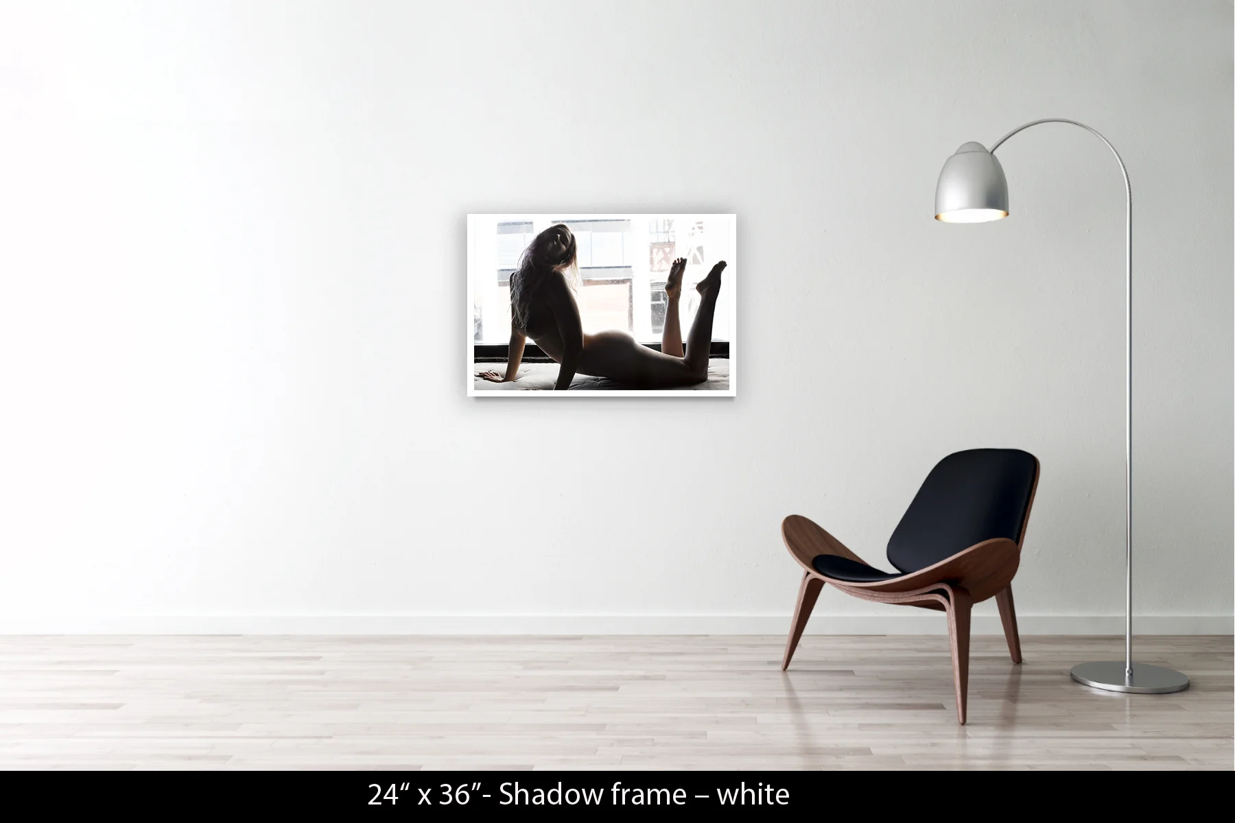 24"x36" | Shadow Frame White