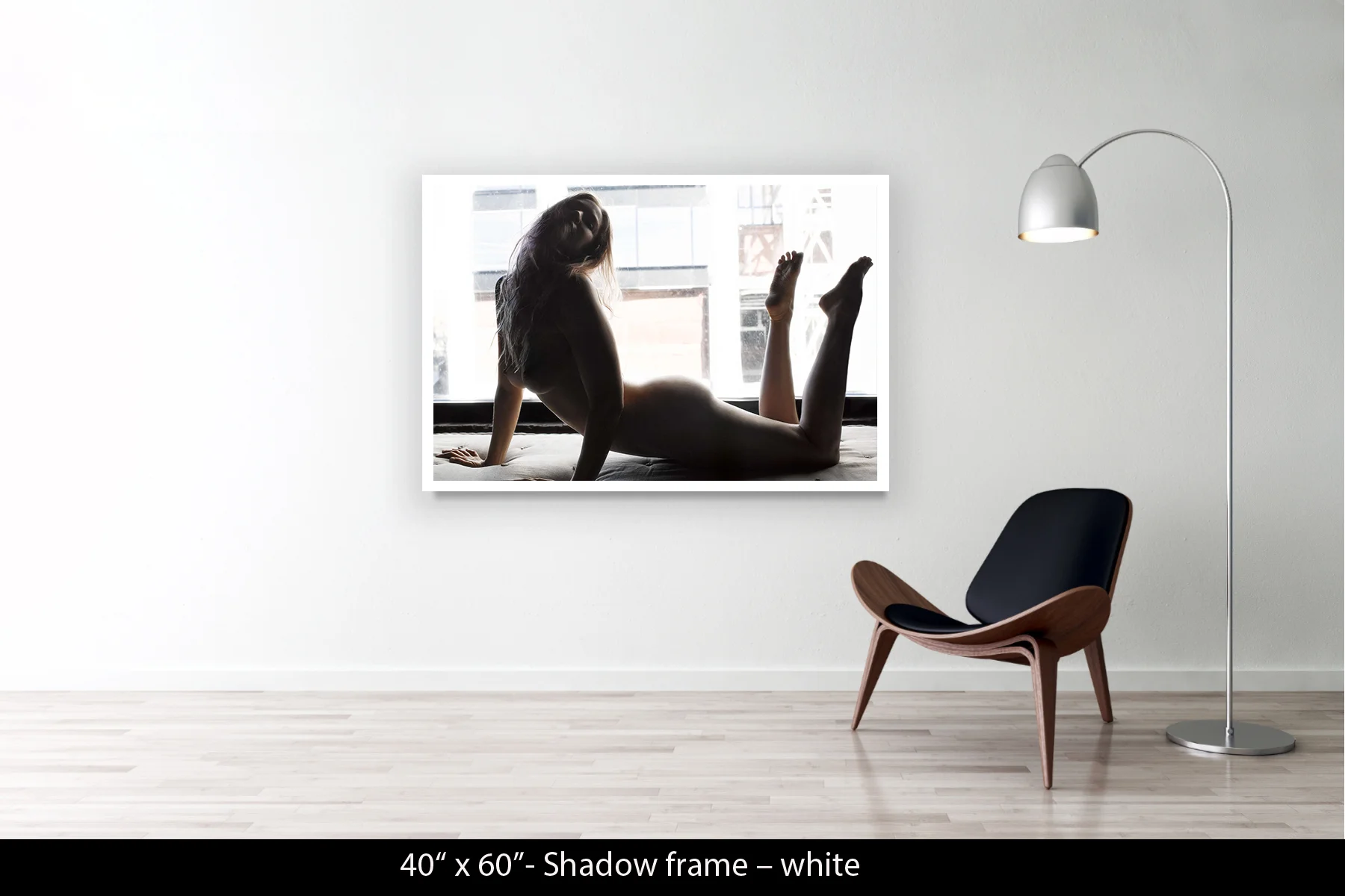 40"x60" | Shadow Frame White