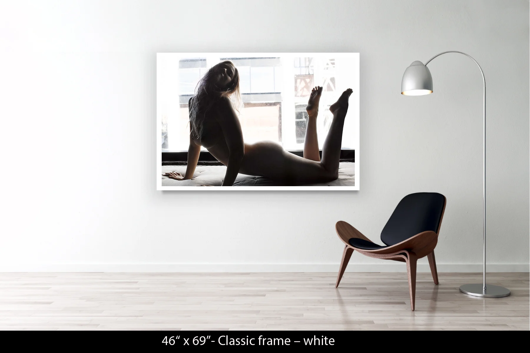 46"x69" | Classic Frame White