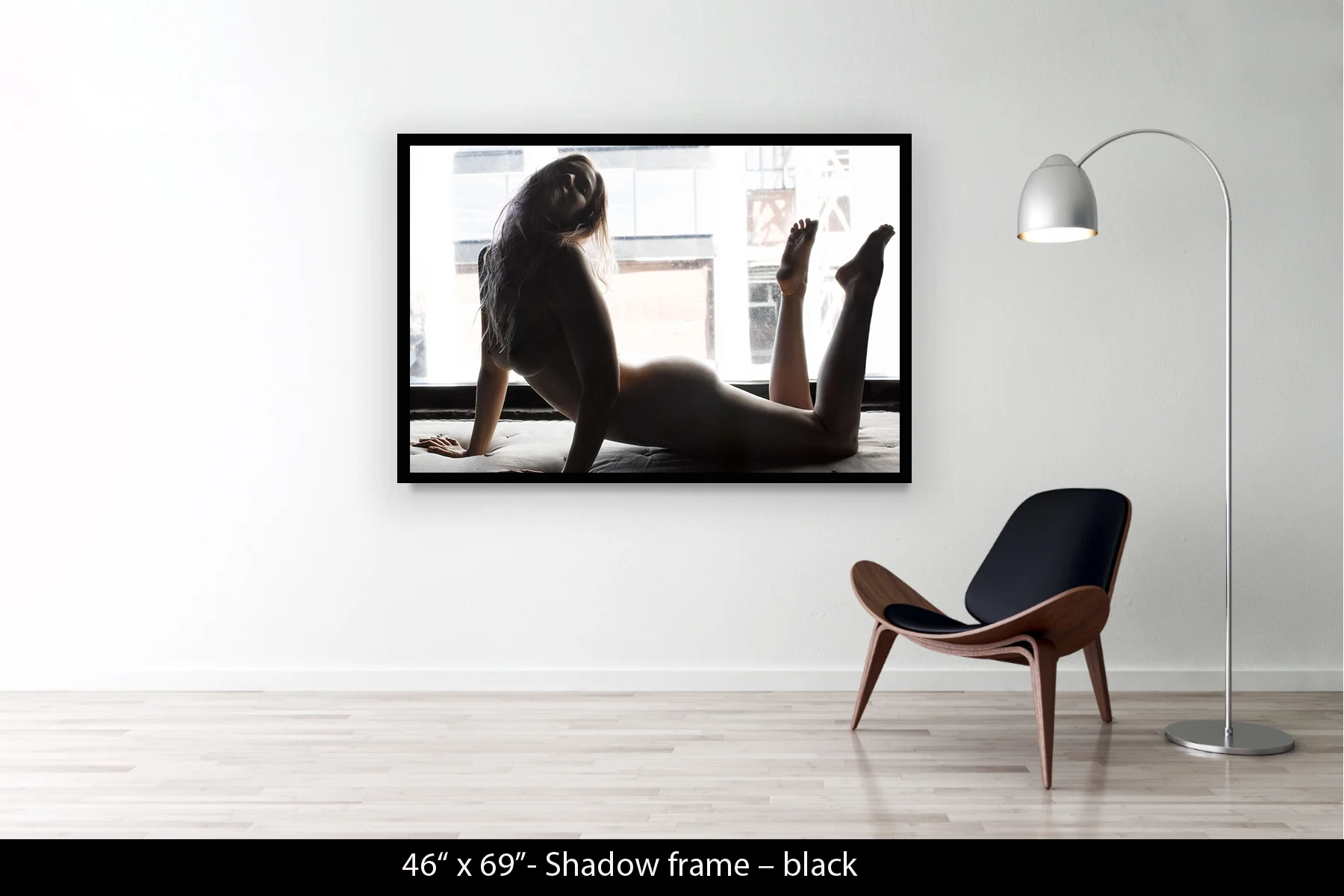 46"x69" | Shadow Frame Black