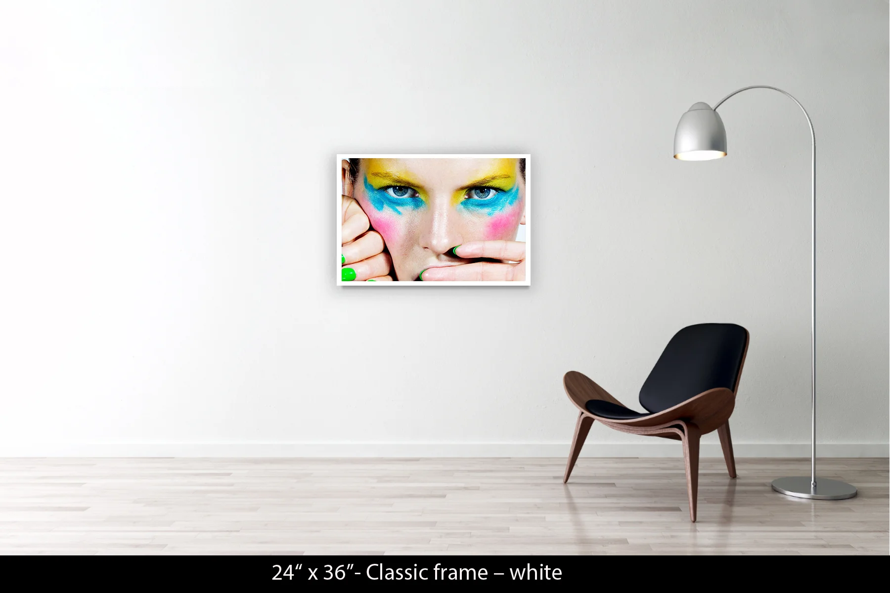 24"x36" | Classic Frame White