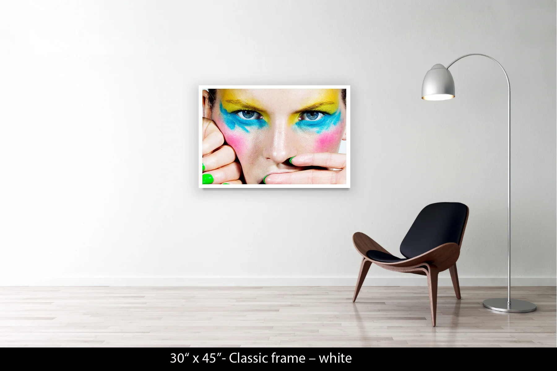 30"x45" | Classic Frame White
