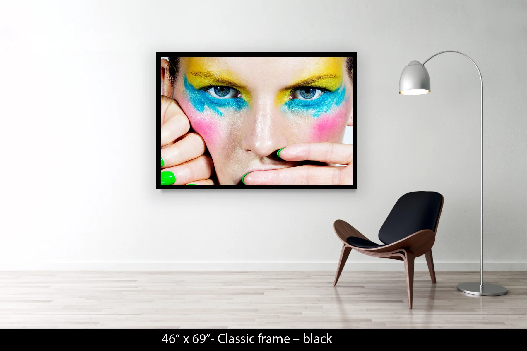 46"x69" | Classic Frame Black