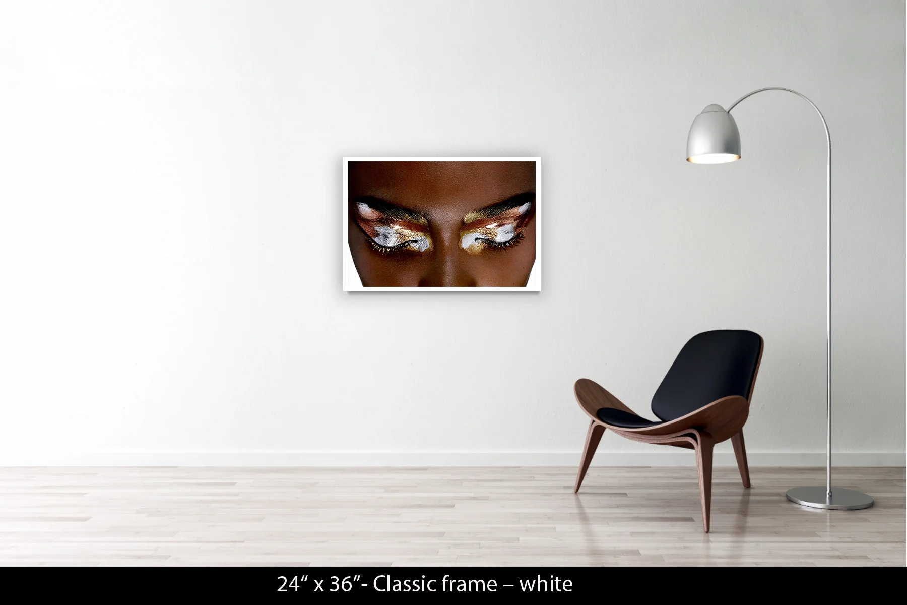 24"x36" | Classic Frame White