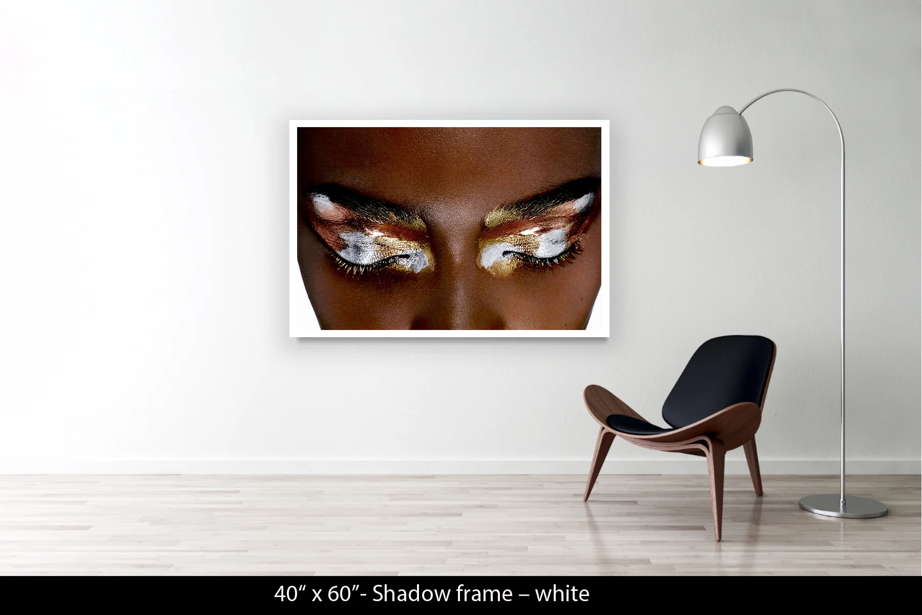 40"x60" | Shadow Frame White